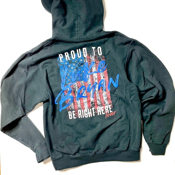 Luke Bryan Be Right Here Tour Sweatshirt - size S - Picture 3 of 7